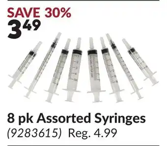 Princess Auto 8 pk Assorted Syringes offer