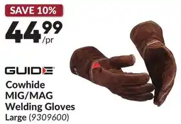 Princess Auto Large Cowhide MIG/MAG Welding Gloves offer