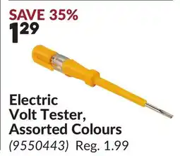 Princess Auto Electric Volt Tester, Assorted Colours offer