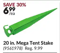 Princess Auto 20 in. Mega Tent Stake offer