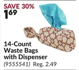 Princess Auto 14-Count Waste Bags with Dispenser offer