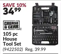 Princess Auto 105 pc House Tool Set offer