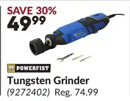 Princess Auto Tungsten Grinder offer
