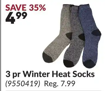 Princess Auto 3 pr Winter Heat Socks offer