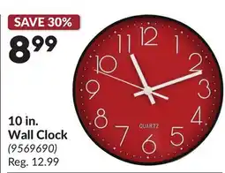 Princess Auto 10 in. Wall Clock offer
