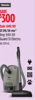Canadian Tire Miele Guard S1 Electro offer
