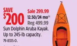 Canadian Tire Sun Dolphin Aruba Kayak offer