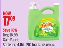 Canadian Tire Gain Fabric Softener, 4.16L offer