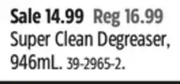 Canadian Tire Super Clean Degreaser offer