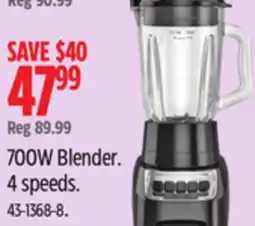 Canadian Tire Black & Becker 700W Blender offer