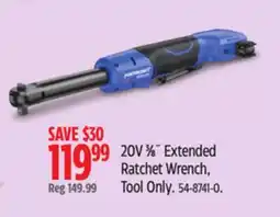Canadian Tire 20V 3⁄8˝ Extended Ratchet Wrench offer
