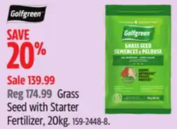 Canadian Tire Golfgreen Grass Seed with Starter Fertilizer offer