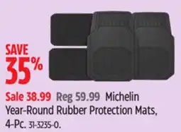 Canadian Tire Michelin Year-Round Rubber Protection Mats, 4-Pc offer