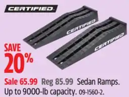 Canadian Tire Certified Sedan Ramps offer