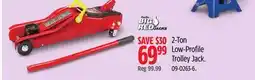 Canadian Tire Big-Red- 2-Ton Low-Profile Trolley Jack offer