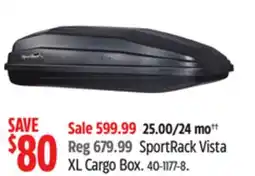 Canadian Tire SportRack Vista XL Cargo Box offer