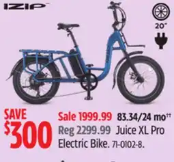 Canadian Tire IZIP Juice XL Pro Electric Bike offer