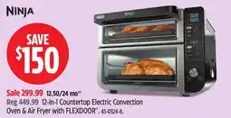 Canadian Tire Ninja 12-in-1 Countertop Electric Convection Oven & Air Fryer with FLEXDOOR offer