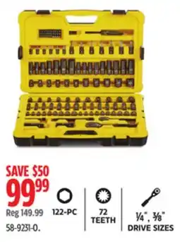 Canadian Tire TEETH ¼ , ⅜ DRIVE SIZES offer