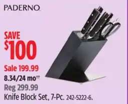 Canadian Tire Knife Block Set, 7-Pc offer