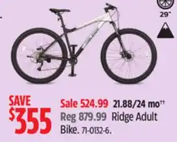 Canadian Tire Ridge Adult Bike offer