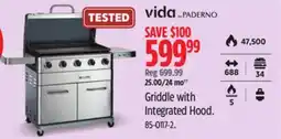 Canadian Tire VIDA BY PADERNO Griddle with Integrated Hood offer