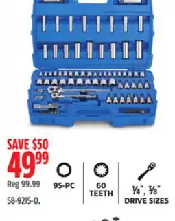 Canadian Tire Mastercraft General Use Socket Sets offer