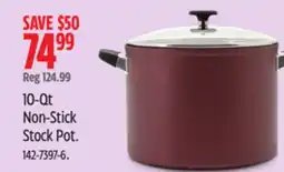 Canadian Tire Paderno 10-Qt Non-Stick Stock Pot offer