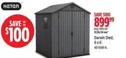 Canadian Tire Keter Darwin Shed offer