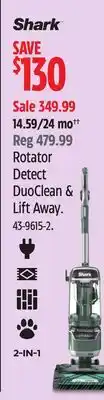 Canadian Tire Rotator Detect Duo Clean & Lift Away offer