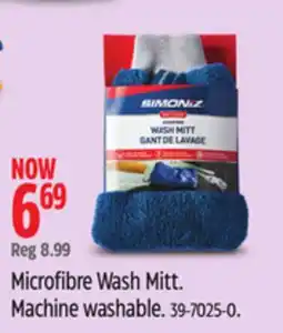 Canadian Tire Simoniz Microfibre Wash Mitt offer