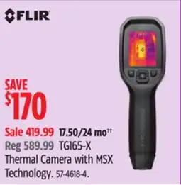Canadian Tire Flir Thermal Camera with MSX Technology offer