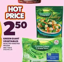 Loblaws GREEN GIANT VEGETABLES offer