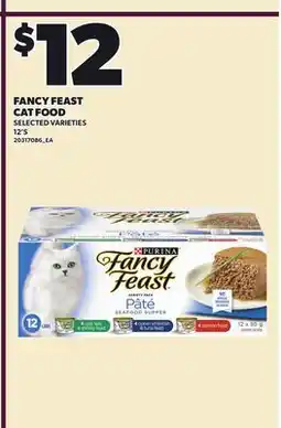 Loblaws FANCY FEAST CAT FOOD, 12'S offer