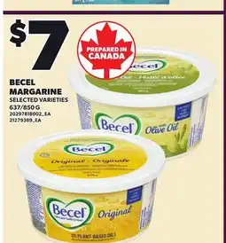 Loblaws BECEL MARGARINE, 637/850 G offer
