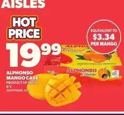 Loblaws ALPHONSO MANGO CASE, 6'S offer