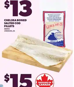 Loblaws CHELSEA BONED SALTED COD FILLETS offer