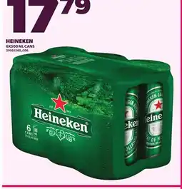 Loblaws HEINEKEN, 6X500 ML CANS offer