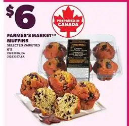 Loblaws FARMER'S MARKET MUFFINS, 6'S offer