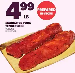 Loblaws MARINATED PORK TENDERLOIN offer