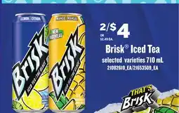 Loblaws BRISK ICED TEA offer