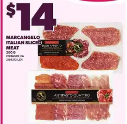 Loblaws MARCANGELO ITALIAN SLICED MEAT offer