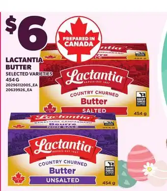 Loblaws LACTANTIA BUTTER offer