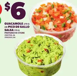 Loblaws GUACAMOLE, 270 G, OR PICO DE GALLO SALSA, 170 G offer