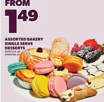 Loblaws ASSORTED BAKERY SINGLE SERVE DESSERTS offer