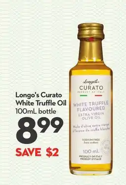 Longo's Curato White Truffle Oil offer
