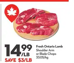 Longo's Fresh Ontario Lamb offer