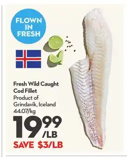 Longo's Fresh Wild Caught Cod Fillet offer
