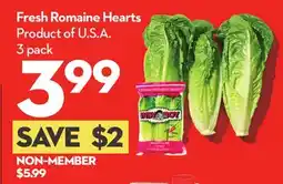 Longo's Fresh Romaine Hearts offer