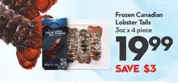 Longo's Frozen Canadian Lobster Tails offer